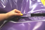 Alforjas triangulares con velcro p/túnel 80cm diámetro